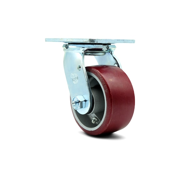 4 Inch Poly on Aluminum Wheel Swivel Caster with Ball Bearing